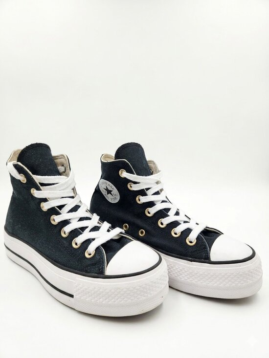 Converse Shoes - Converse All Star Lift Platform High Top - Black 560845F - Size 5